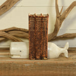 Recycled Cast Iron Whale Bookends