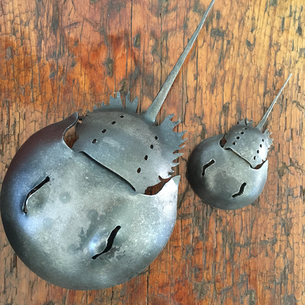 Wrought Iron Horseshoe Crabs