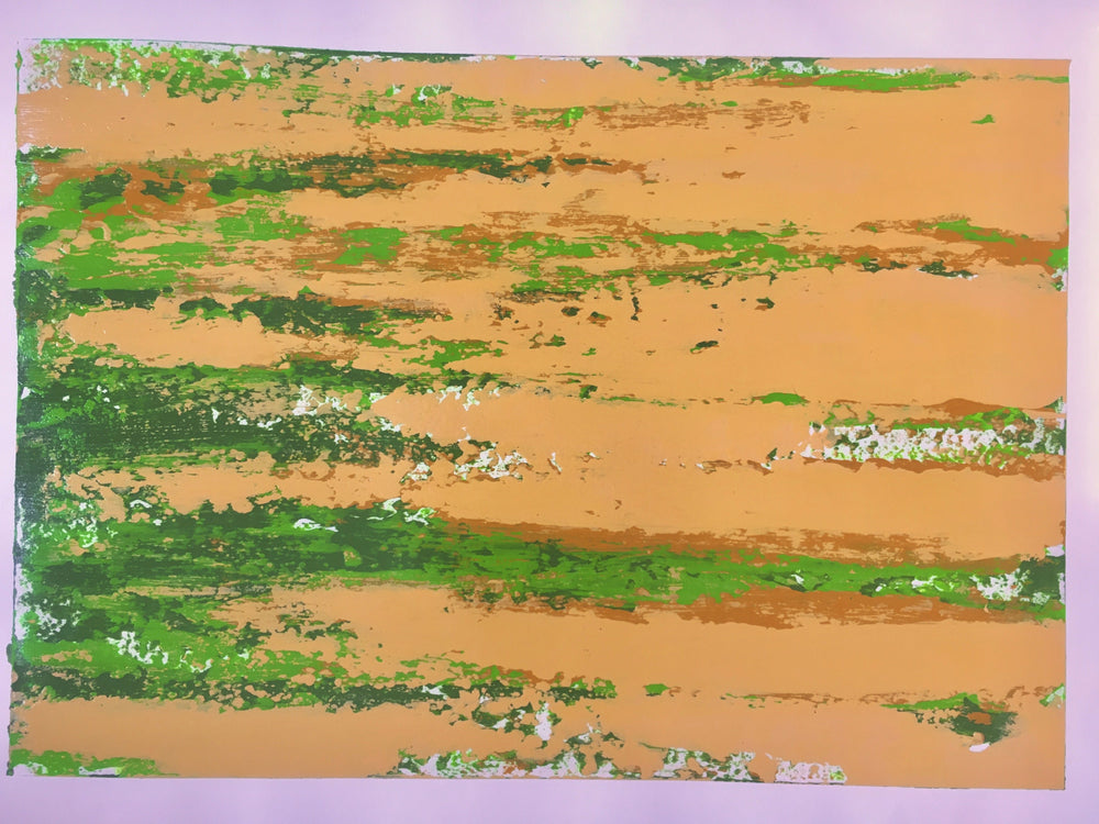 Abstract Acrylic Paintings on Paper by Erin McGillivray