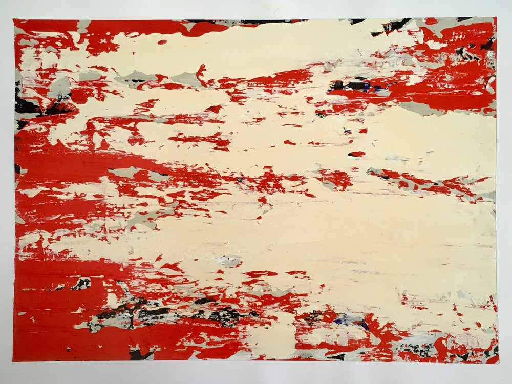 Abstract Acrylic Paintings on Paper by Erin McGillivray