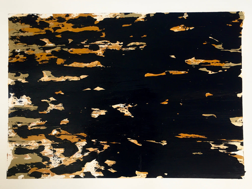 Abstract Acrylic Paintings on Paper by Erin McGillivray