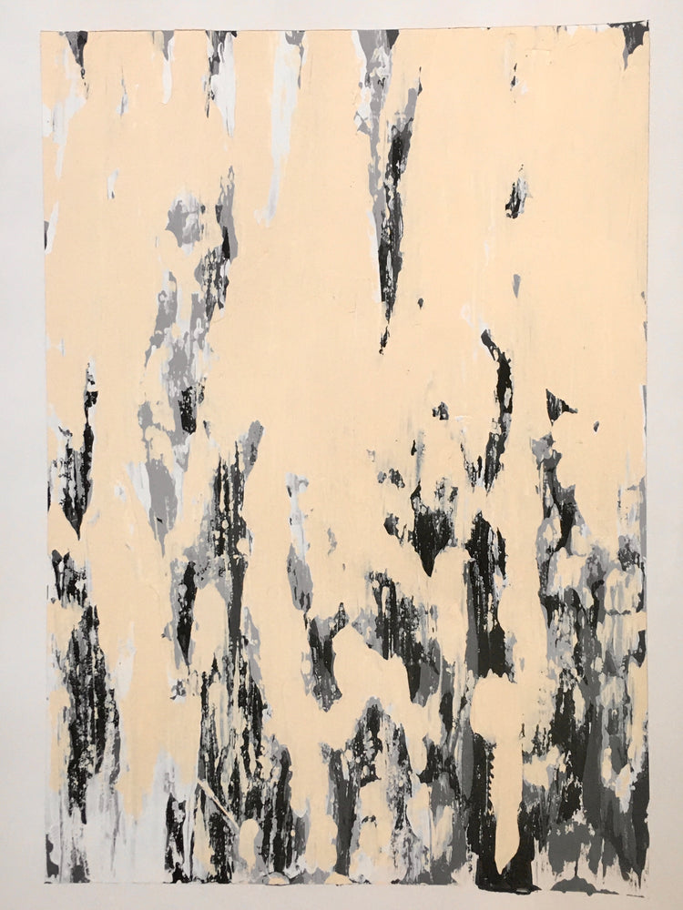 Abstract Acrylic Paintings on Paper by Erin McGillivray
