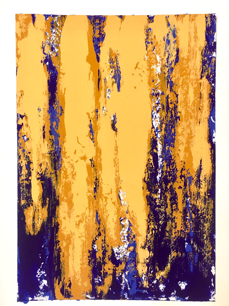 Abstract Acrylic Paintings on Paper by Erin McGillivray