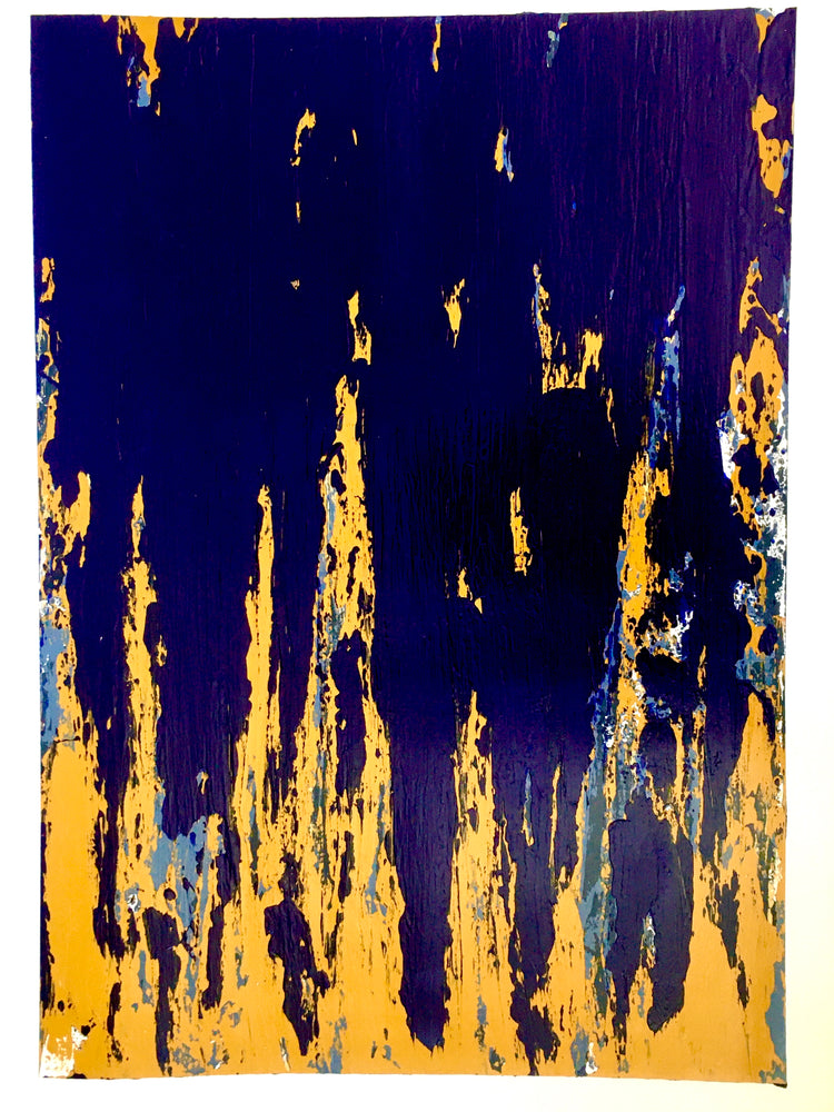 Abstract Acrylic Paintings on Paper by Erin McGillivray