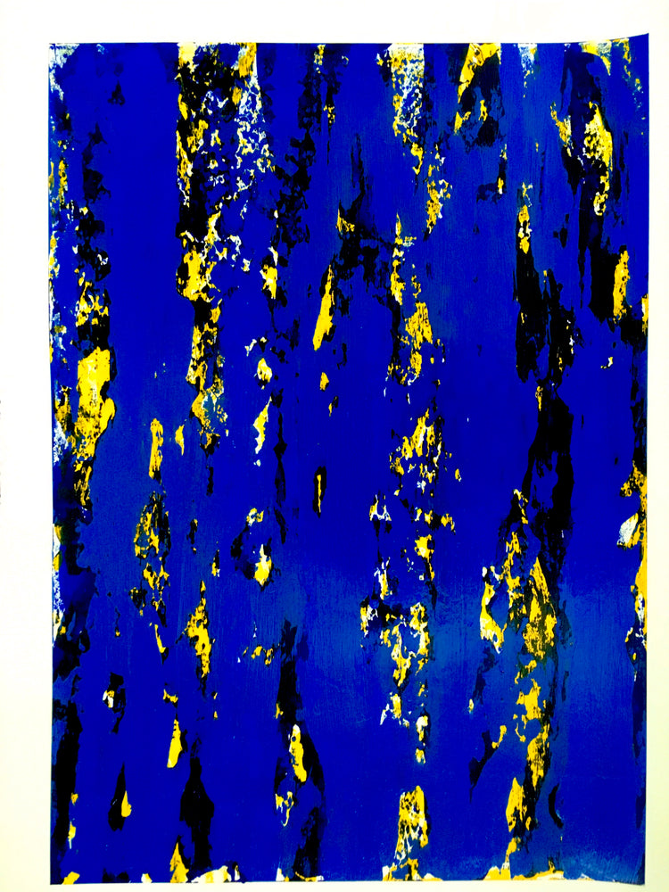 Abstract Acrylic Paintings on Paper by Erin McGillivray