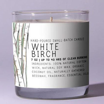 Just Bee White Birch Scented Candle