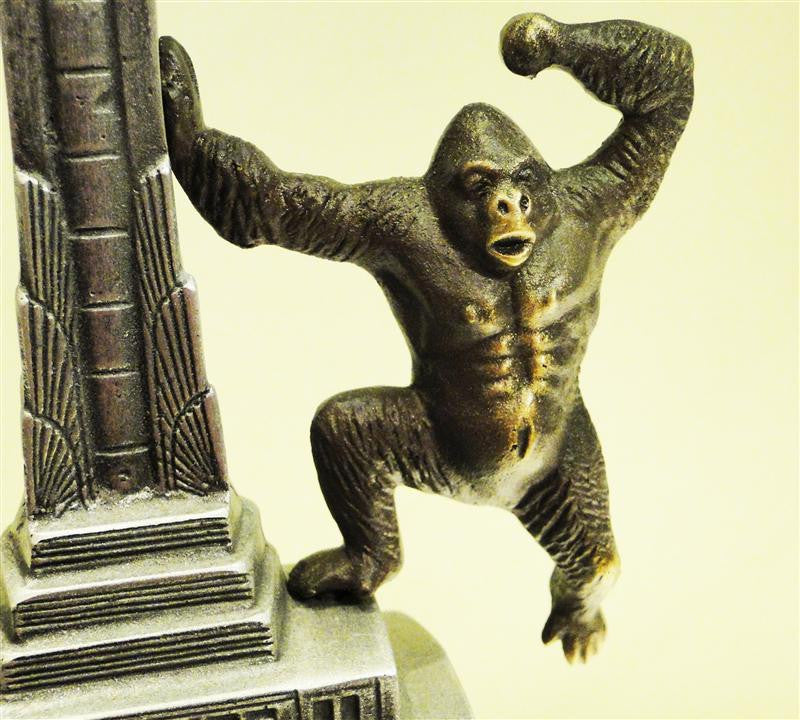 Cast Bronze and Aluminum King Kong Coin Bank