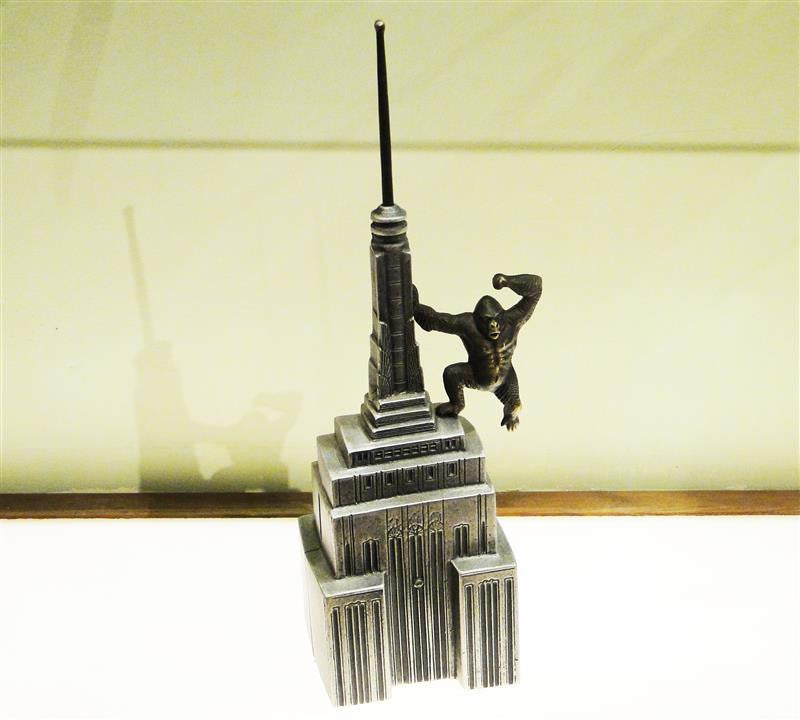 Cast Bronze and Aluminum King Kong Coin Bank