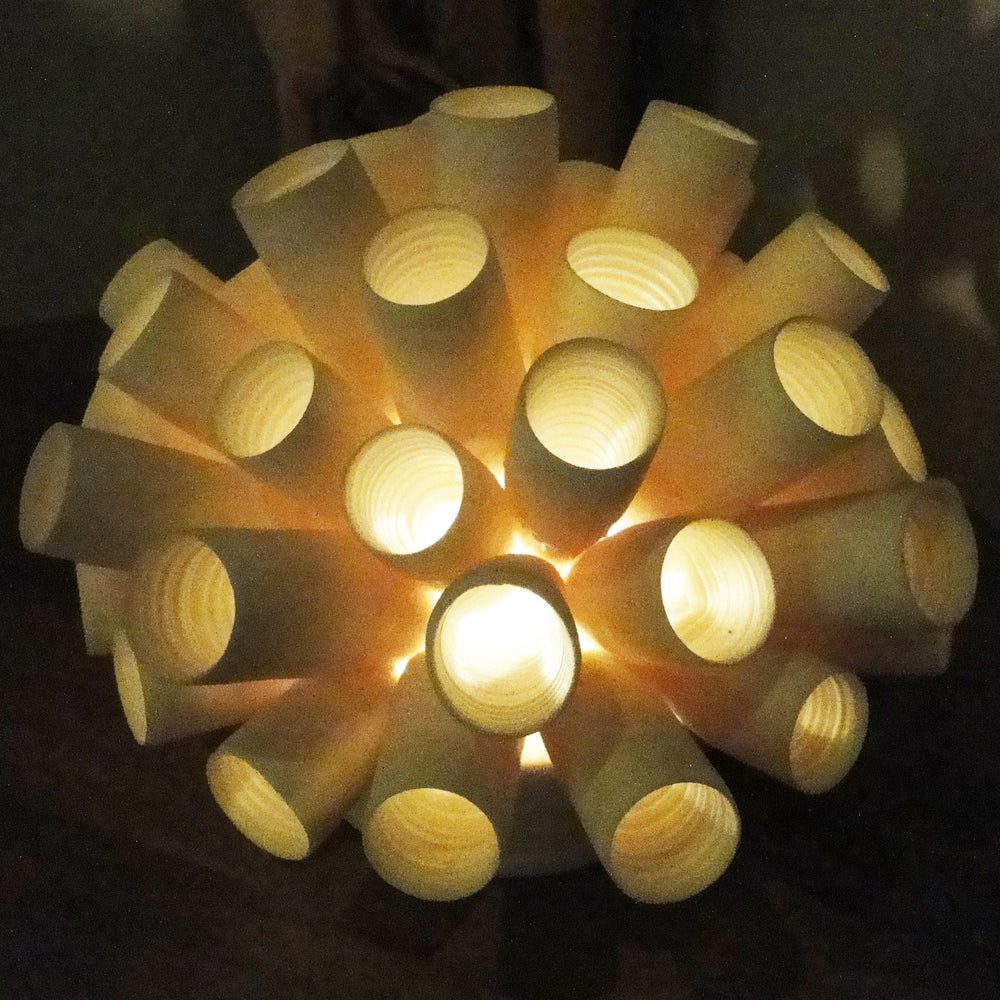 Tubes Porcelain Tealight Holder