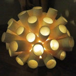 Tubes Porcelain Tealight Holder