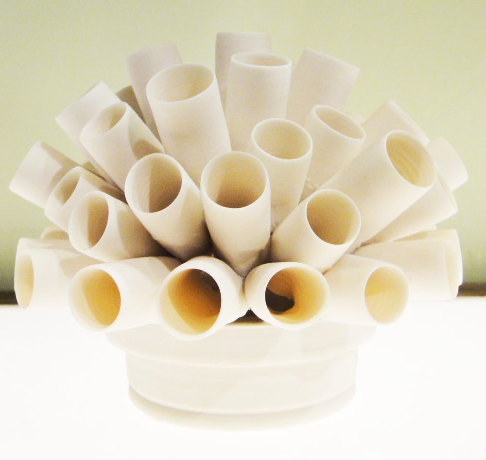 Tubes Porcelain Tealight Holder