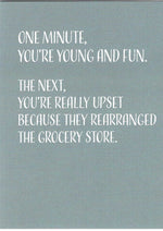 Grocery Store Birthday Card