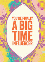 Big Time Influencer New Baby Card
