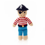 Fair Trade Organic Cotton Pirate Baby Rattle