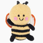 Fair Trade Organic Cotton Bumble Bee Baby Rattle