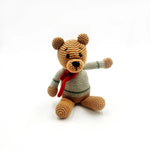 Fair Trade Organic Cotton Bear Baby Rattle