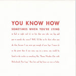 You Know How Relationship Card
