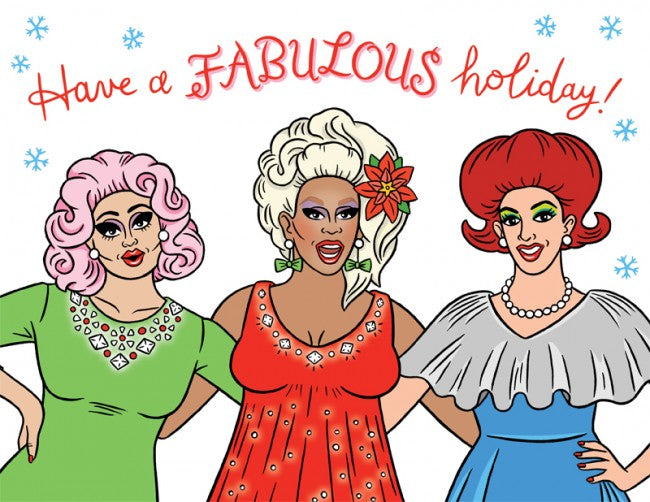 Drag Queens Have a FABULOUS Holiday Card