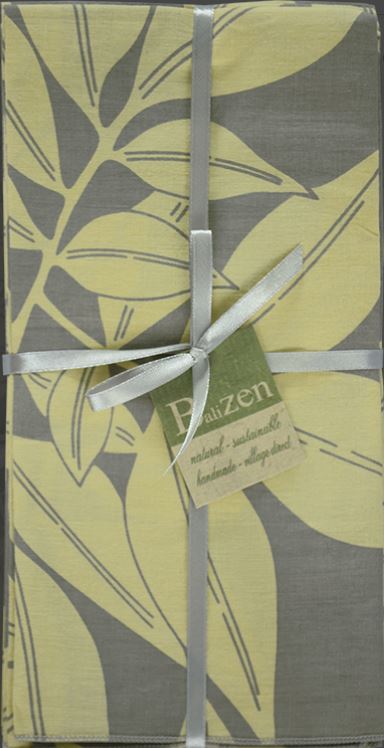 Fair Trade Set of Four Patterned Cotton Napkins