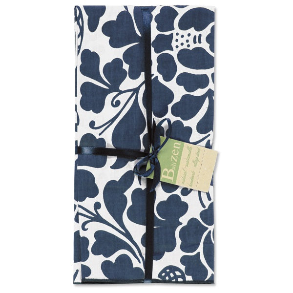 Fair Trade Set of Four Patterned Cotton Napkins