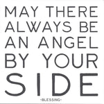 Blessing "May There Always Be An Angel By Your Side" Card