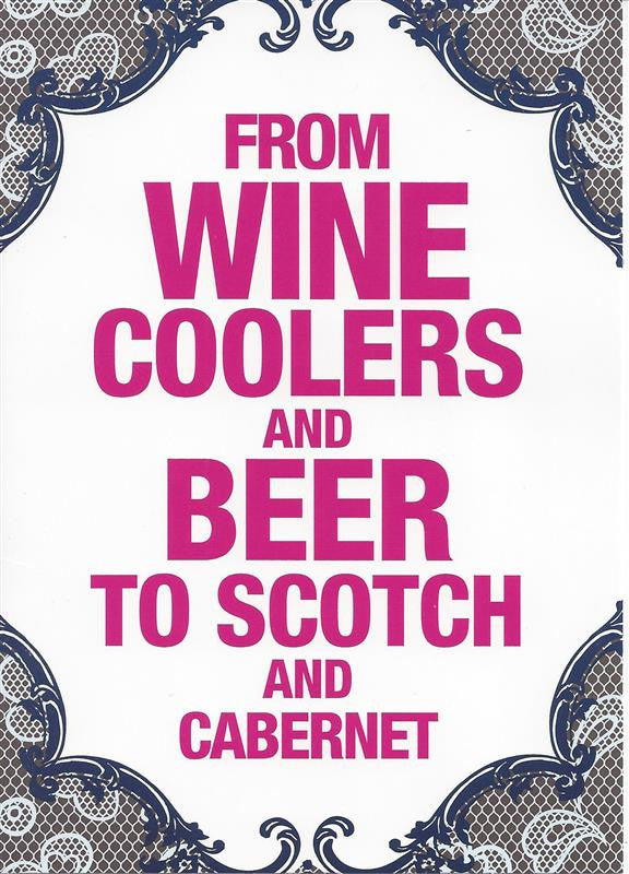 Wine Coolers Anniversary Card