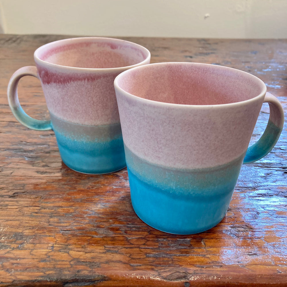 Slipcast Porcelain Mugs from England