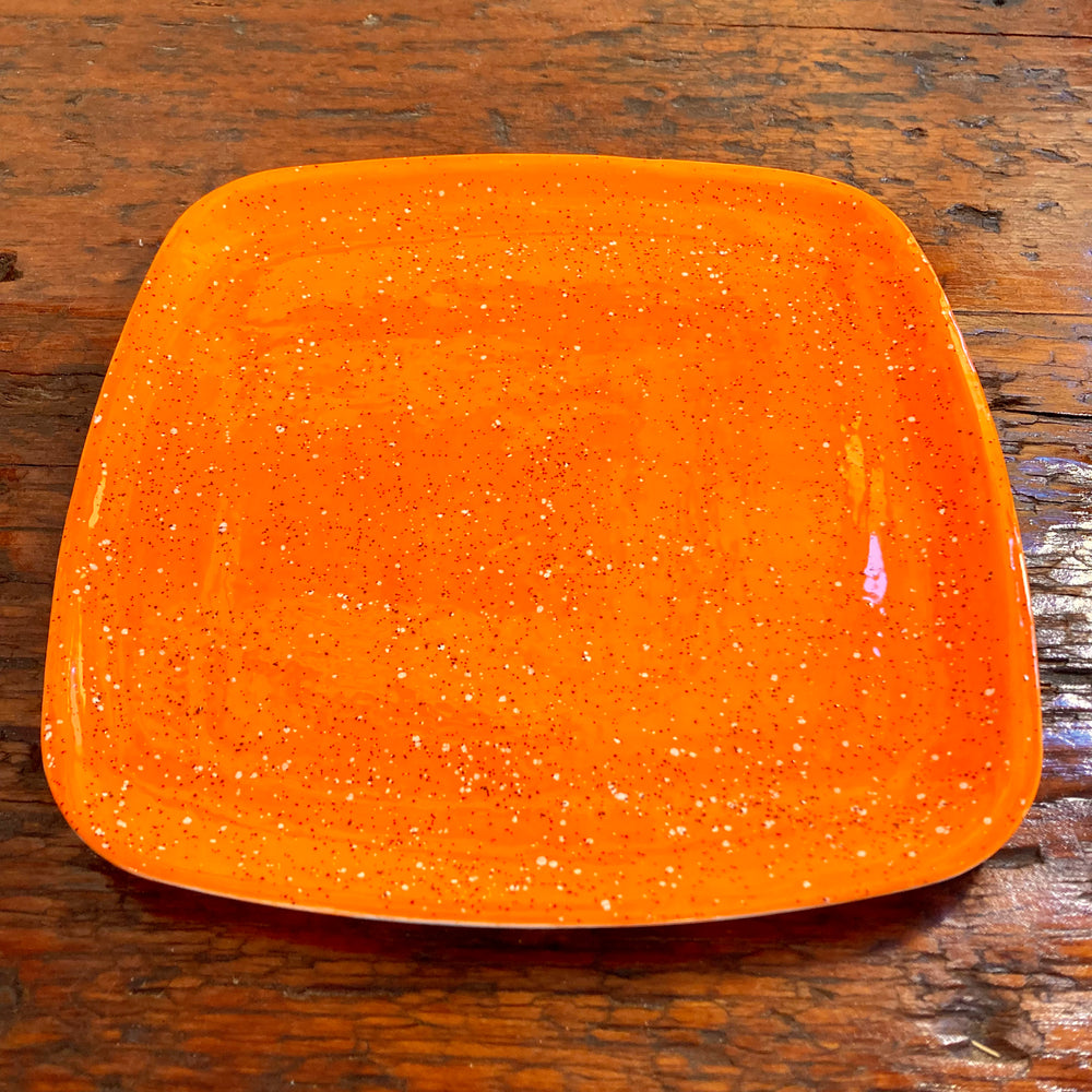 Splatter Square Earthenware Plates