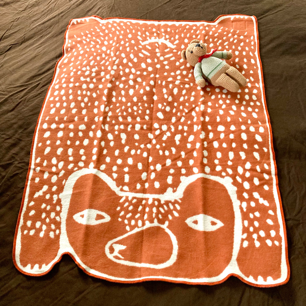 Cotton Bear Baby Blanket
