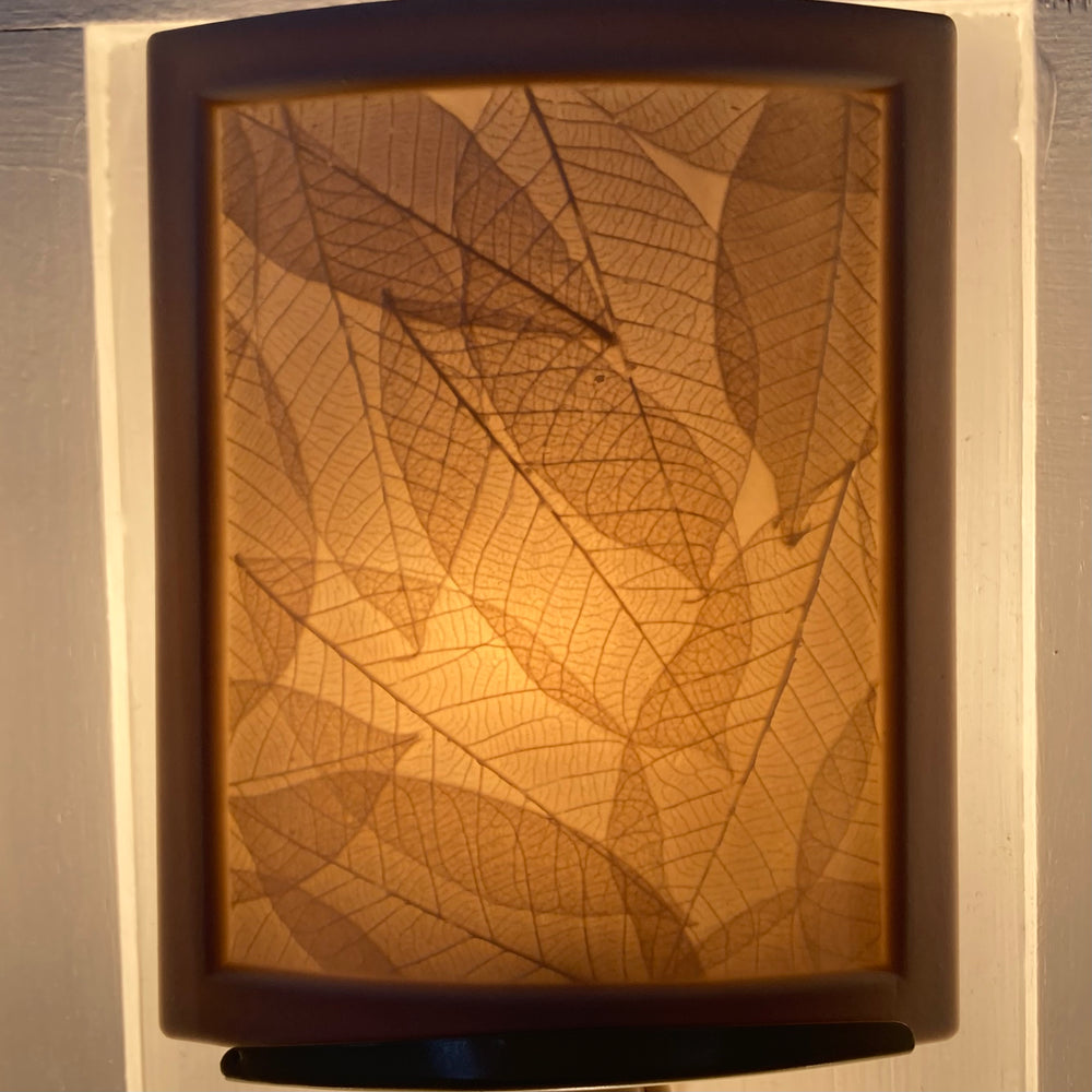 Birch Leaves Porcelain Night Light