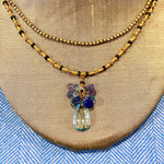 Summer Beach Day Double Strand Stones Necklace