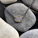 Winter Pond 18K Gold and Diamonds Necklace