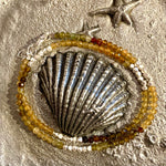 Semi Precious Stone and Sterling Silver Wrap Bracelets