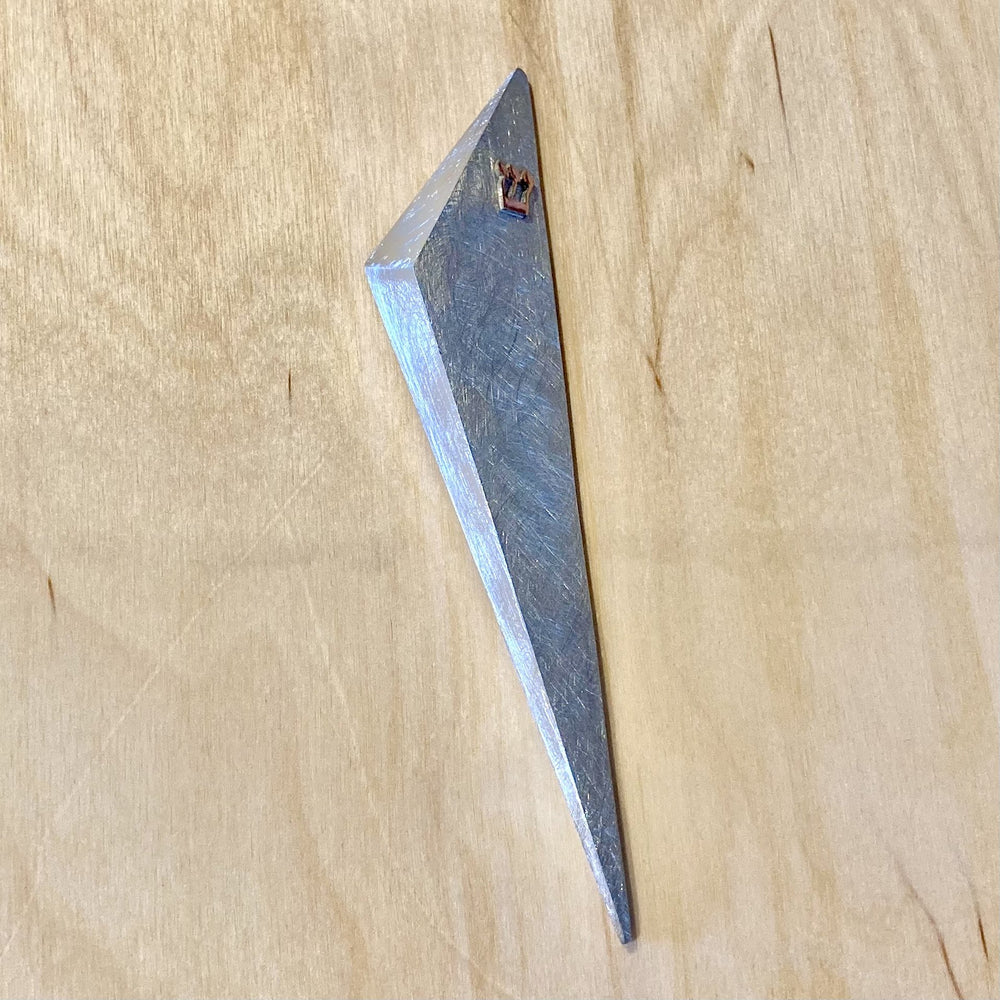 Pewter Modernist Mezuzahs