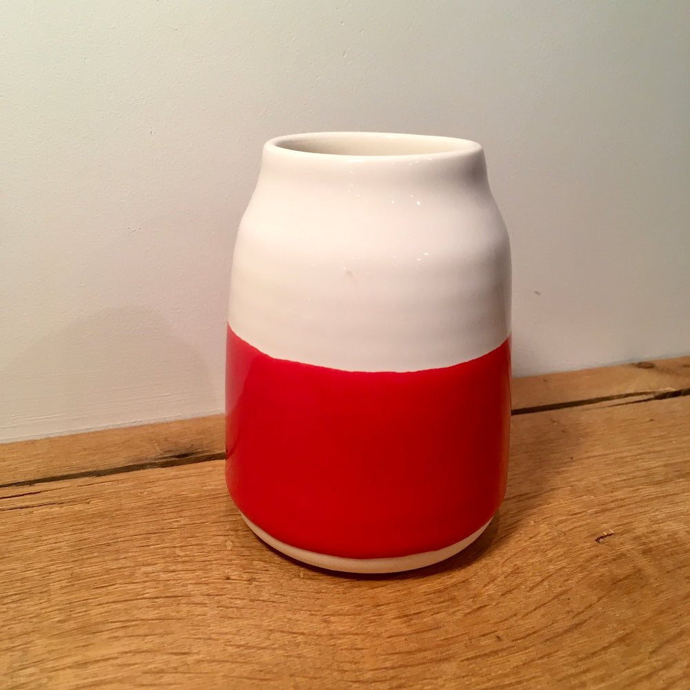Gloss White Milk Vases