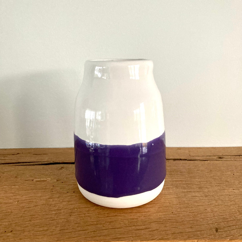 Gloss White Milk Vases