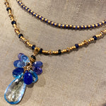 Summer Beach Day Double Strand Stones Necklace