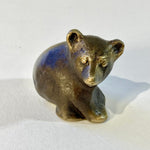Cast Bronze Shy Bear Cub