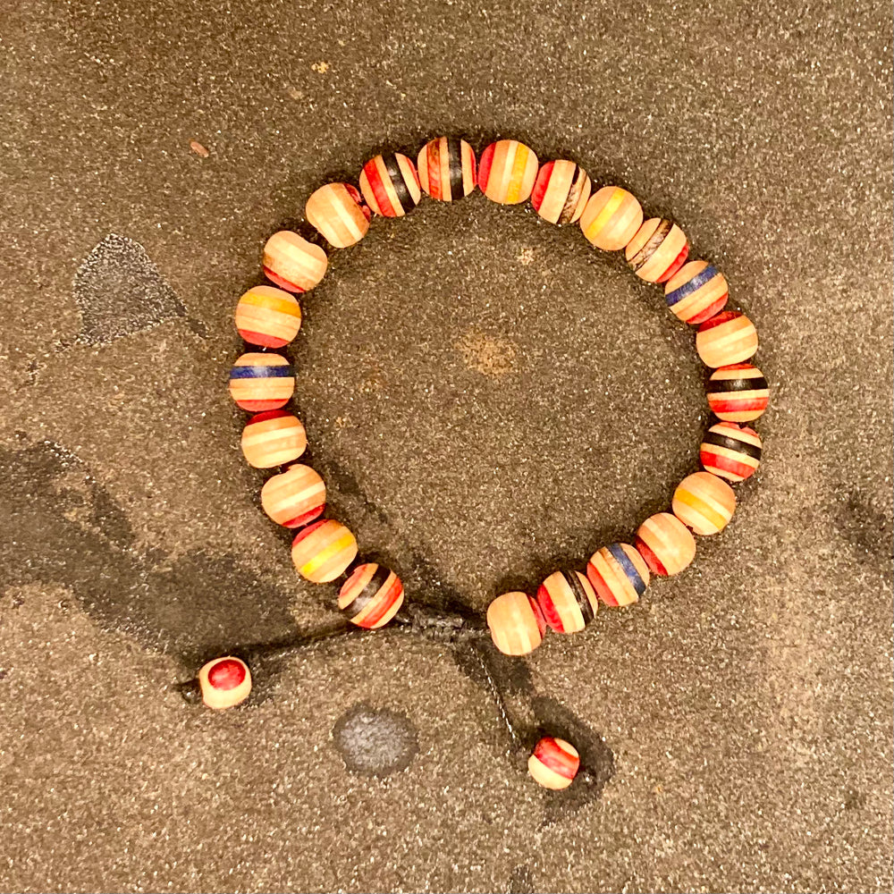 Upcycled Wood Skateboard Bracelets