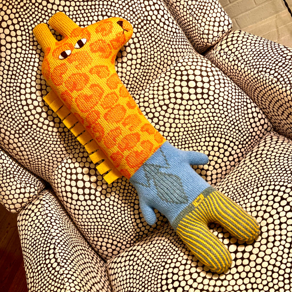 Lambswool Large Giraffe from England