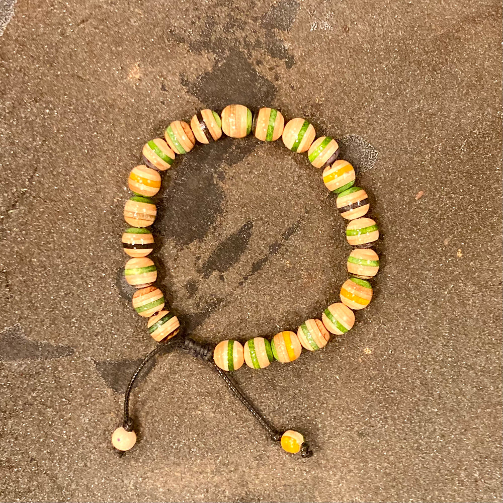 Upcycled Wood Skateboard Bracelets