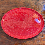 Splatter Oval Earthenware Servers