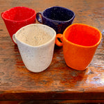Splatter Square Earthenware Mugs