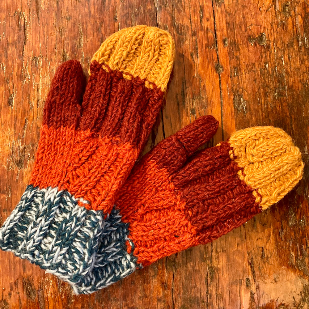 Fair Trade Wool Knit Texting Mittens