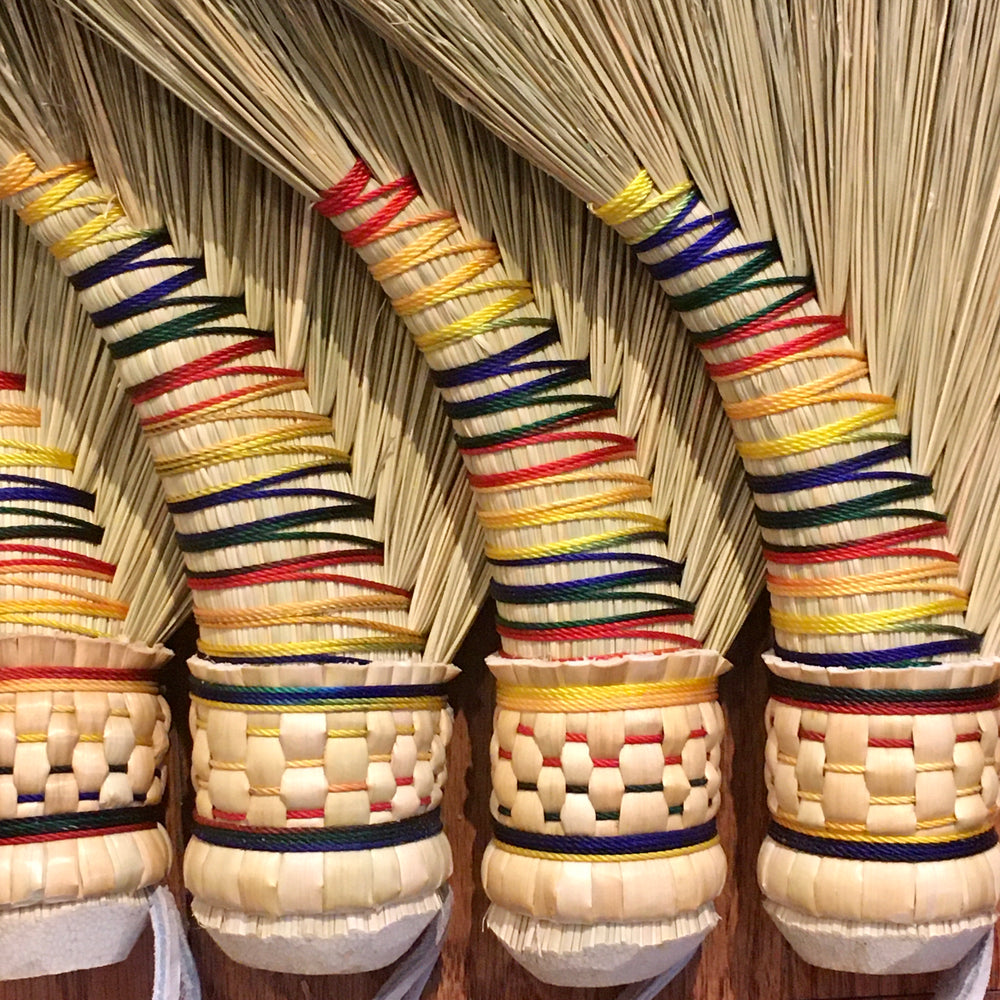Traditional Turkey Wing Broomcorn Hand Broom