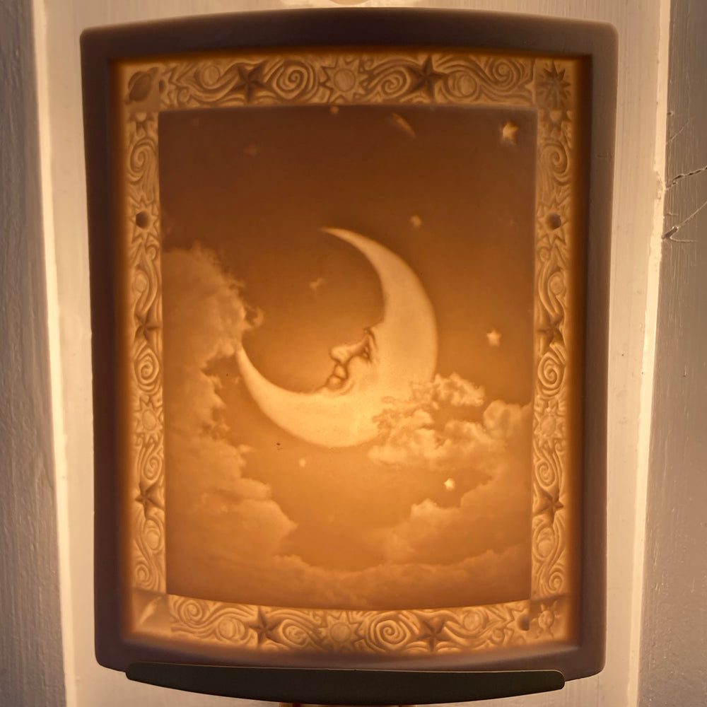 Man in the Moon Porcelain Night Light