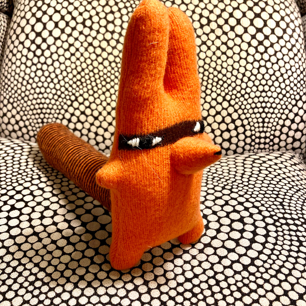 Lambswool Orange Raccoon from England