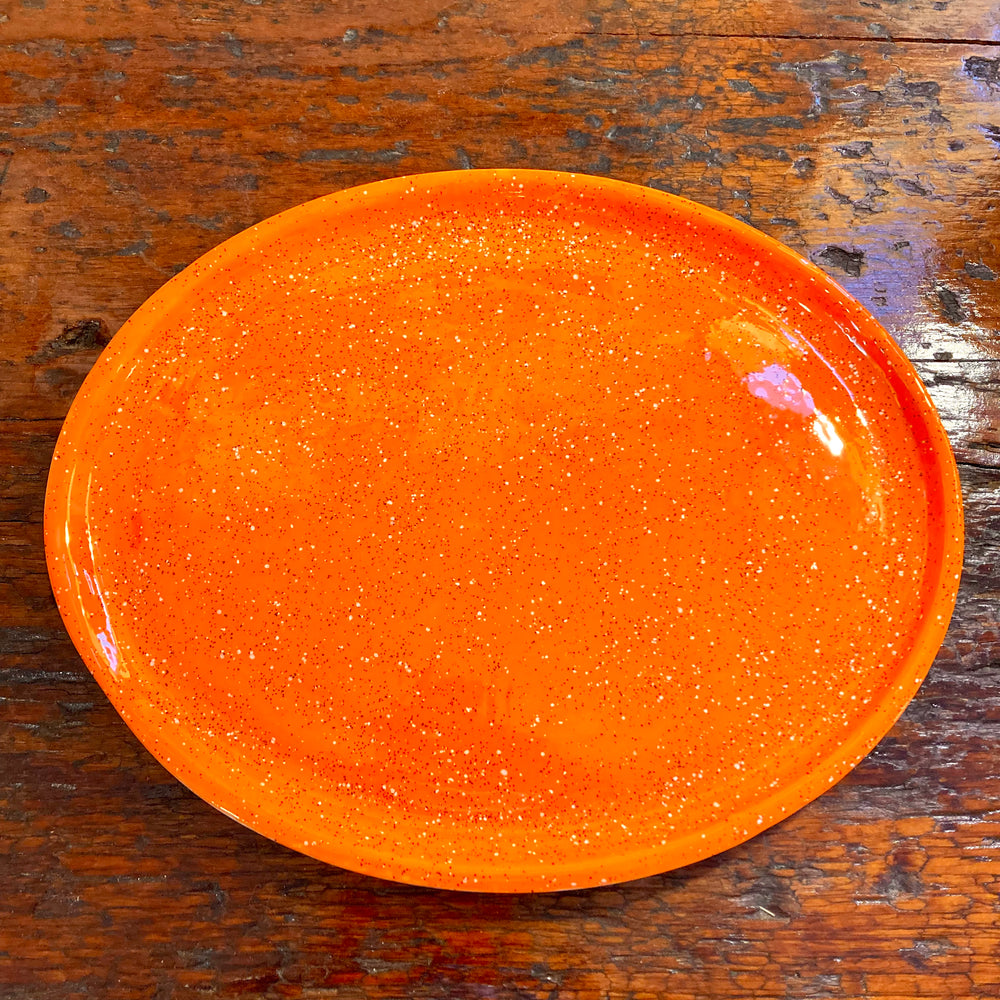 Splatter Oval Earthenware Servers
