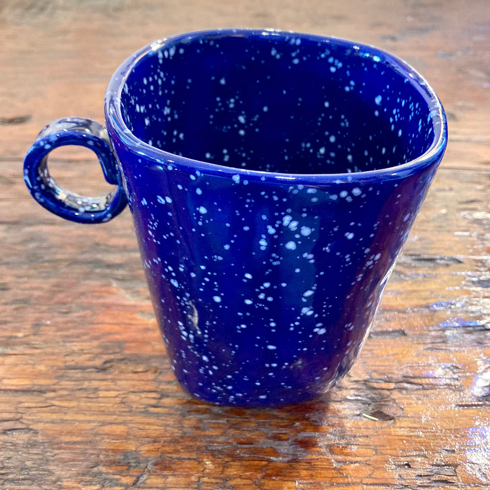 Splatter Square Earthenware Mugs