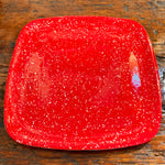 Splatter Square Earthenware Plates